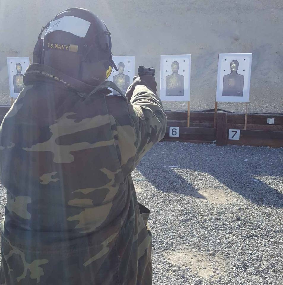 The Topcat Training team at the range